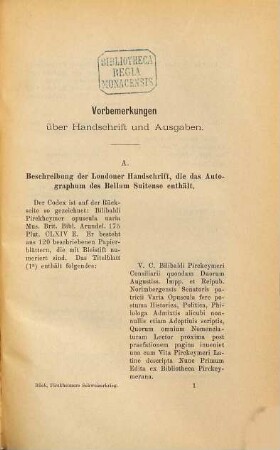 Wilibald Pirckheimers Schweizerkrieg