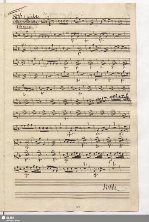 806. Quintetto: Allez chagrins tourments / Paisiello, G.