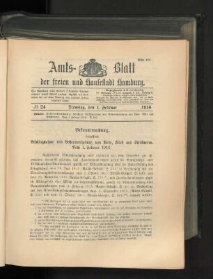 No. 24, 1. Februar 1916
