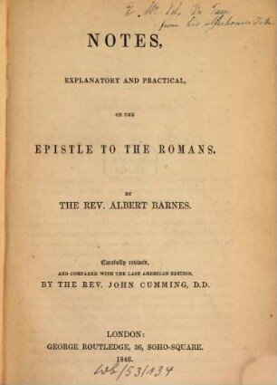 Notes, explanatory and practical by Alb. Barnes, VIII