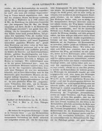 Oesterlen, F.: Handbuch der Heilmittellehre. Tübingen: Laupp; Wien: Braumüller & Seidel 1845 (Beschluss von Nr. 6.)
