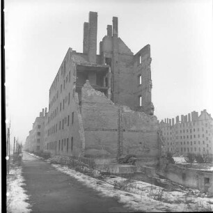 Negativ: Ruine, Grazer Damm 209, 1952