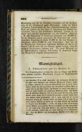 Schulzustände aus der Provinz
