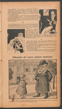 Ubicación del nuevo palacio municipal - [Viñeta cómica]