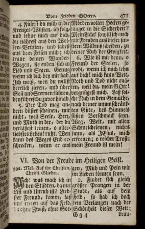 VI. Von der Freude im Heiligen Geist.
