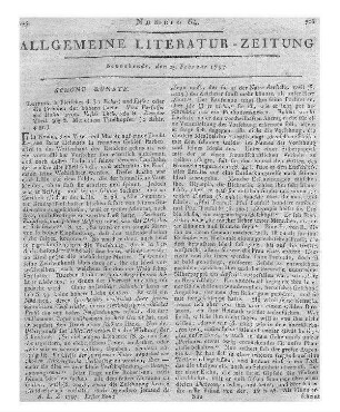 Tempel der Musen und Grazien. Jg. 2. Ein Taschenbuch zur Bildung und Unterhaltung. Mannheim: Neuer Kunstverlag 1797