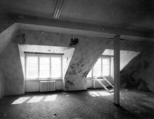 Dresden-Hellerau. Festspielhaus. Ostflügel, Raum im Dachgeschoß