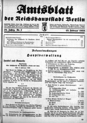 1938,7: Nr. 7, 13. Februar 1938