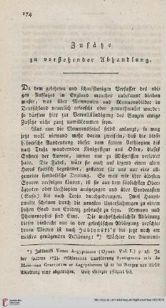 Zusätze zu vorstehender Abhandlung