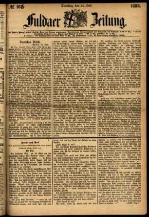 Ausgabe vom Dienstag, den 24. Juli 1883.
