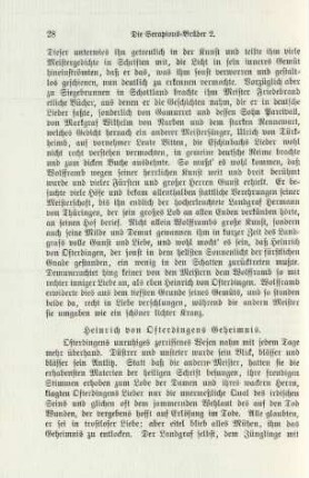 Heinrich von Osterdingens Geheimnis