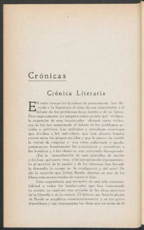 Crónicas