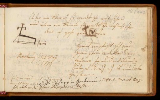 Eintrag (Marburg, 25.05.1779 / 1785)
