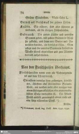 Von den Fleischspeisen überhaupt