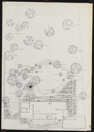 Garten Wiersing, Detmold-Hiddesen: Gartenplan 1:50