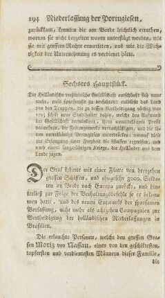 Sechstes Hauptstück