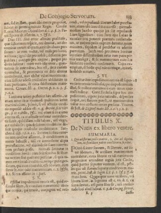 Titulus X. De Natis ex libero ventre
