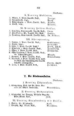 Die Blindenanstalten