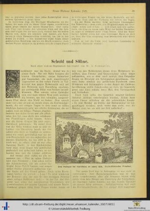Schuld und Sühne.