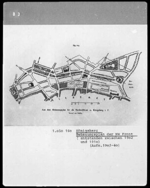 Bebauungsplan der Nordwestfront