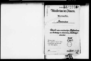 Vollzug des Gesetzes über einstweilige Maßnahmen zur Ordnung des deutschen Siedlungswesens vom 3. Juli 1934