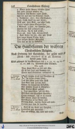 Die Haubtsumm der wahren christlichen Religion.