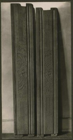 Alkoventeile mit Schnitzereien 1788 u. 1798 Heimatmuseum