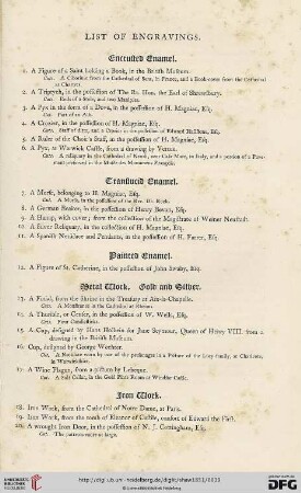 List of engravings