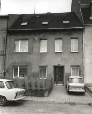 Marienberg, Obere Bahnhofstraße 3. Wohnhaus. Straßenfront