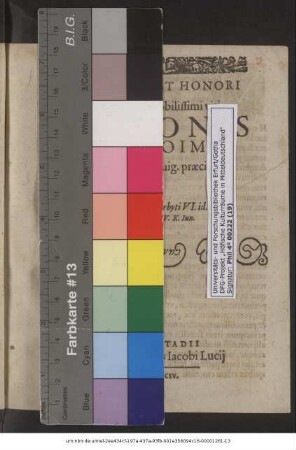Memoriae Et Honori Magnifici & nobilissimi viri, Othonis Ab Hoim, consiliarii Brunsvig. praecipui