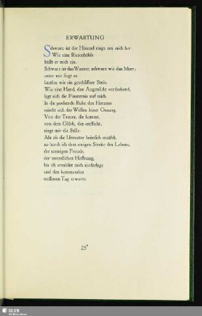 Erwartung