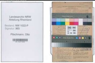 Entnazifizierung Otto Pitschmann , geb. 14.09.1891 (Kaufmaennischer Angestellter)