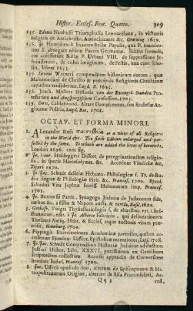 309-331, Octav. Et Forma Minori.