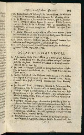 309-331, Octav. Et Forma Minori.