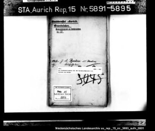 Die Gewerbeerlaubnis für den Karussellbesitzer J.K. Djurken aus Norden