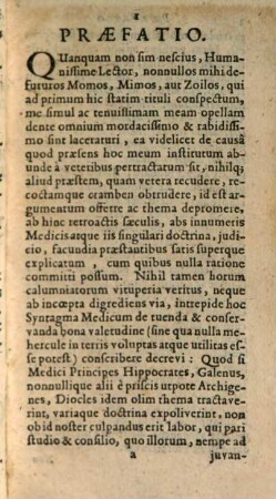 Synopsis tuendae et conservandae bonae valetudinis