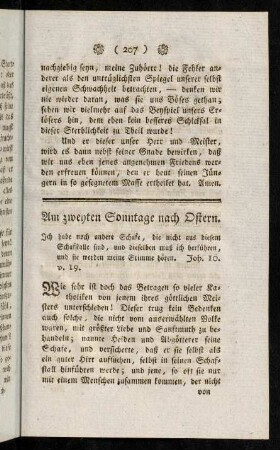 207-224, Am zweyten [...]. - Am dritten [...].
