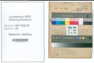 Entnazifizierung Matthias Metternich , geb. 03.08.1903 (Angestellter)