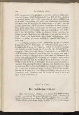 Drittes Kapitel. Die rheinischen Schulen.