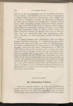 Drittes Kapitel. Die rheinischen Schulen.