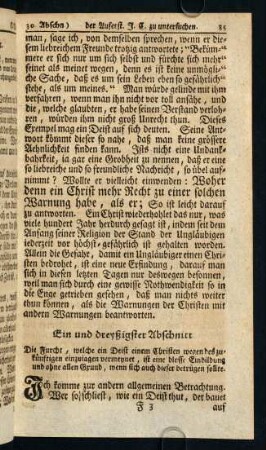 85-105, Ein und dreytzigster Abschnitt - Neun und dreytzigster Abschnitt