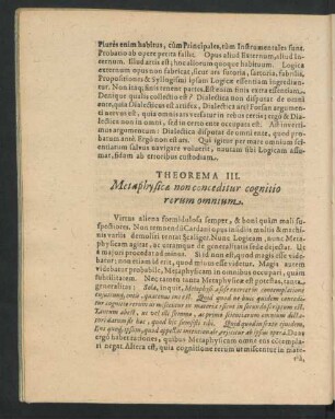 Theorema III.