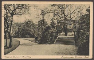 Ansichtskarte Viktoria-Terrassen, Kleine Parkstraße 13-14