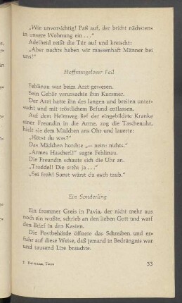 Ein Sonderling