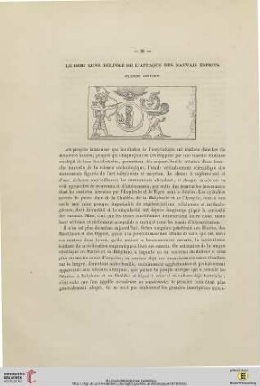 Le dieu lune délivré de l’attaque des mauvais esprits: cylindre assurien