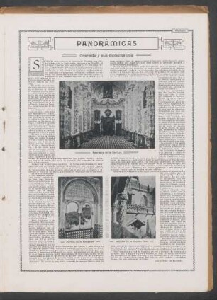 Granada y sus monumentos : Panorámicas