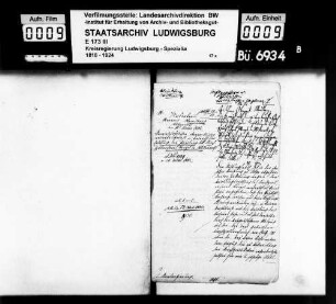 Stiftungspfleger und Offizianten, Oberamt Weinsberg