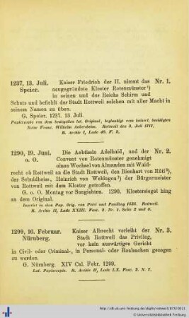 Regesten