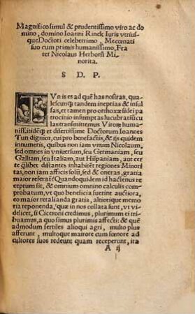 Monas Sacrosanctae Eva[n]gelicae doctrinae, ab orthodoxis patribus in haec usq[ue] secula, veluti per manus tradita