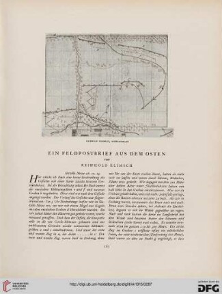 Ein Feldpostbrief aus dem Osten